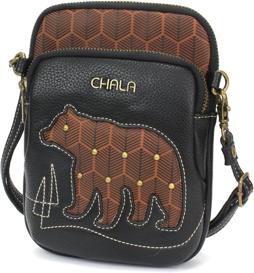 CHALA UNI Cellphone Xbody - Womens RFID Protected Faux Leather Crossbody Bag with Adjustable Strap