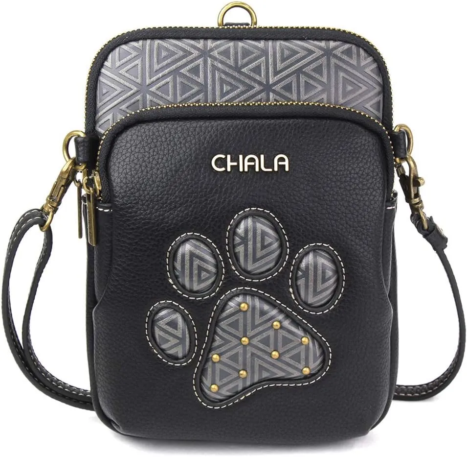 CHALA UNI Cellphone Xbody - Womens RFID Protected Faux Leather Crossbody Bag with Adjustable Strap