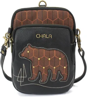 CHALA UNI Cellphone Xbody - Womens RFID Protected Faux Leather Crossbody Bag with Adjustable Strap