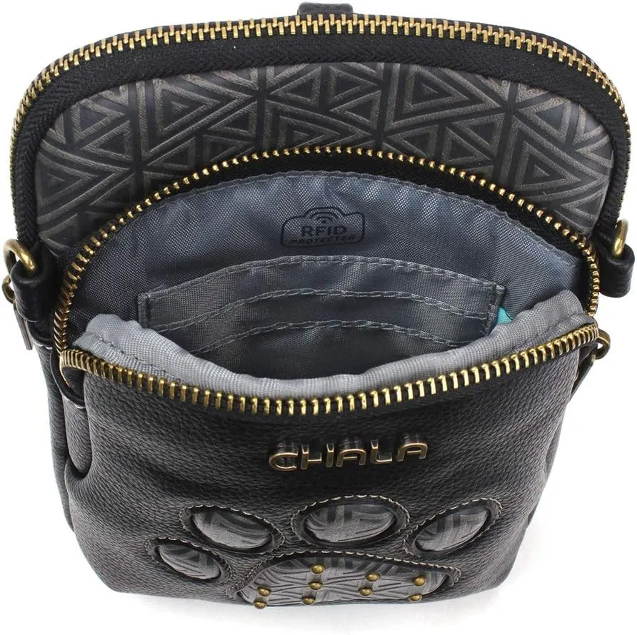 CHALA UNI Cellphone Xbody - Womens RFID Protected Faux Leather Crossbody Bag with Adjustable Strap