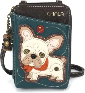 CHALA Wallet Crossbody Cell Phone Purse - Women Faux Leather Multicolor Handbag with Adjustable Strap