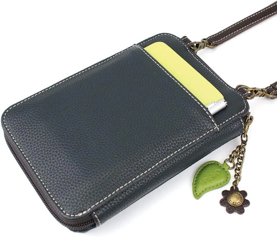 CHALA Wallet Crossbody Cell Phone Purse - Women Faux Leather Multicolor Handbag with Adjustable Strap