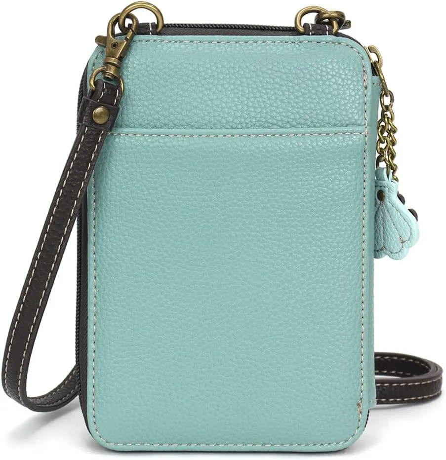 CHALA Wallet Crossbody Cell Phone Purse - Women Faux Leather Multicolor Handbag with Adjustable Strap