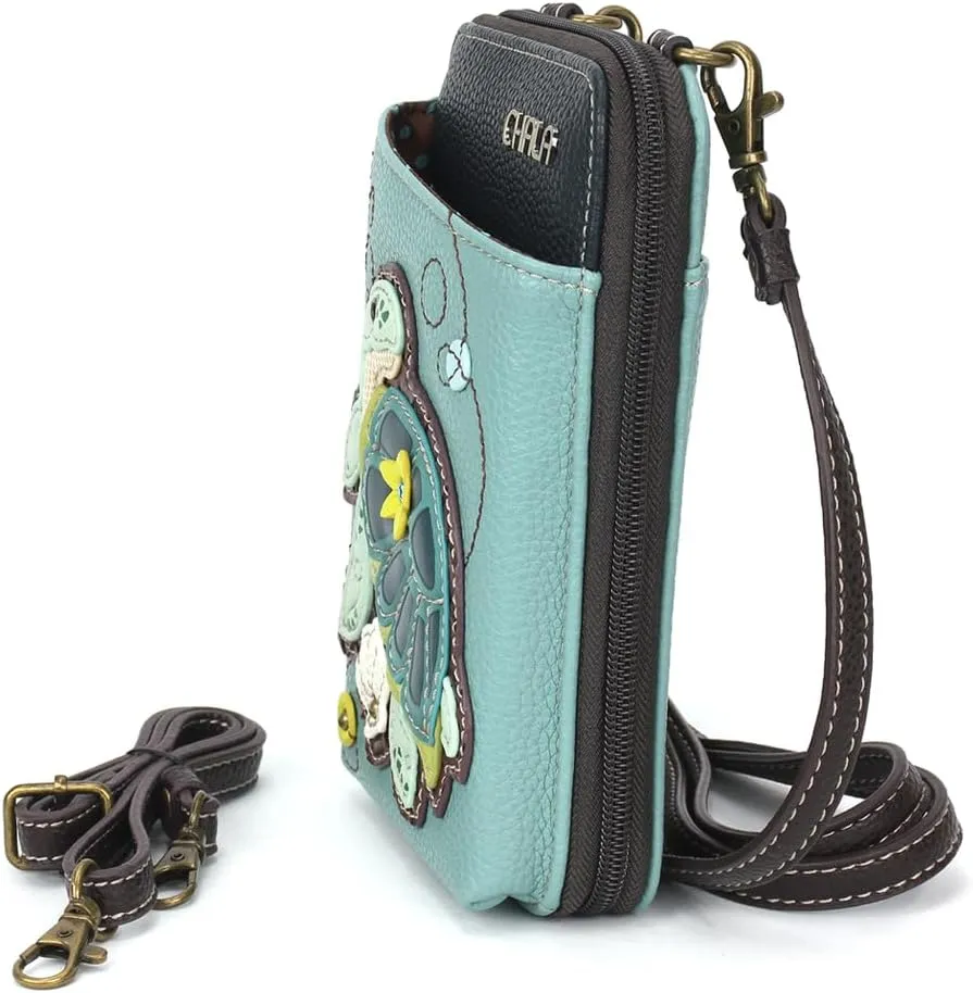 CHALA Wallet Crossbody Cell Phone Purse - Women Faux Leather Multicolor Handbag with Adjustable Strap