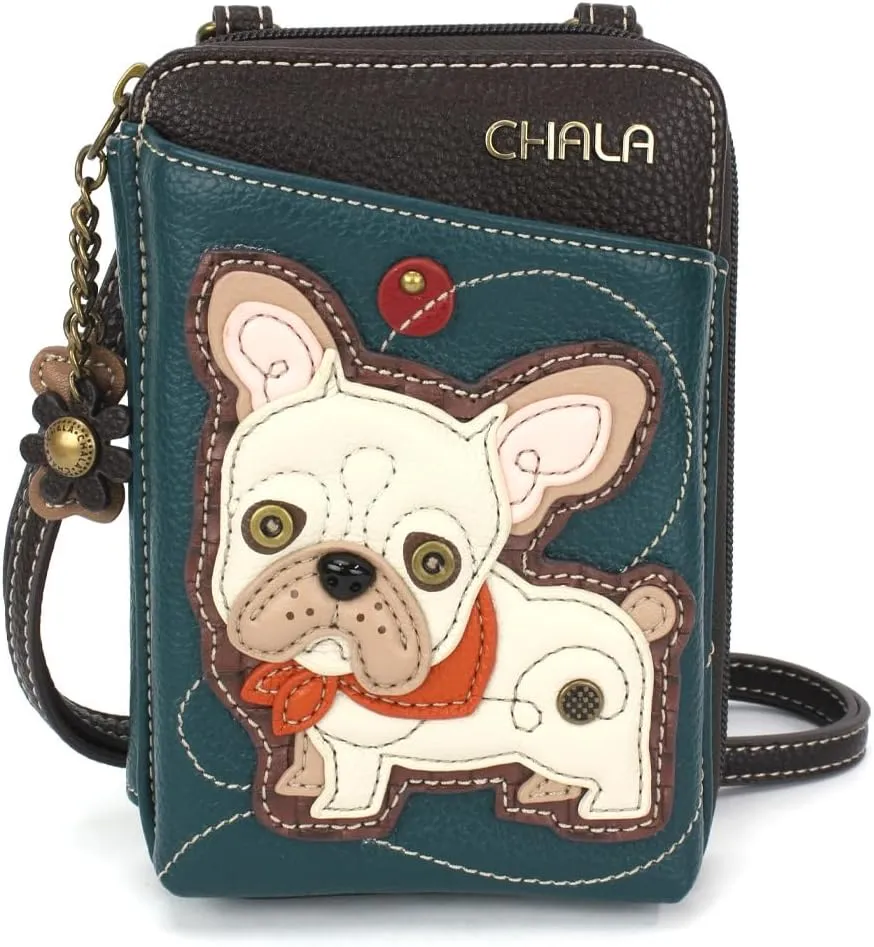 CHALA Wallet Crossbody Cell Phone Purse - Women Faux Leather Multicolor Handbag with Adjustable Strap