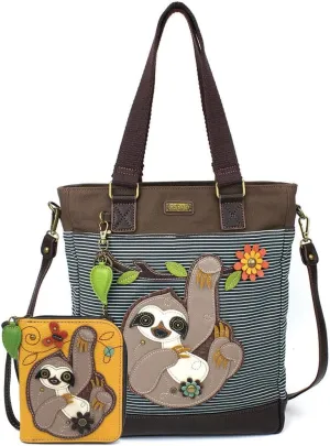 CHALA Work Tote (Sloth Handbag and Wallet Combo)