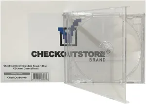 CheckOutStore (200 Standard Single 1-Disc CD Jewel Cases (Clear)