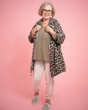 Cheetah Linen Jacket