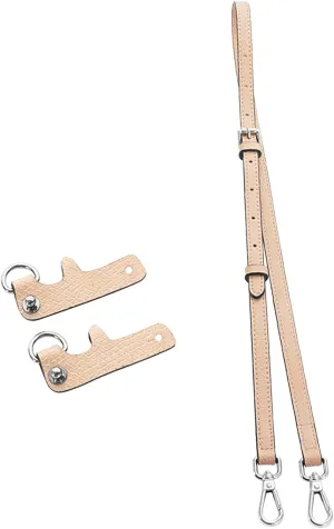 Chispee Leather Shoulder Strap Set Bag Transformation Purse Strap Extender Leather Purse Straps Replacement for Crossbody Bag (Light Pink