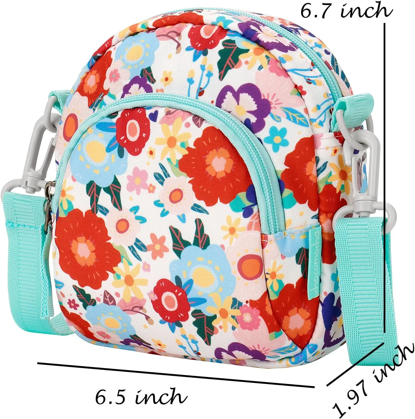 Choco Mocha Little Girls Purse for Kids 4-6 6-8 Girls Crossbody Purses for Kids Crossbody Bag Toddler Purse 2 3 4 year old,