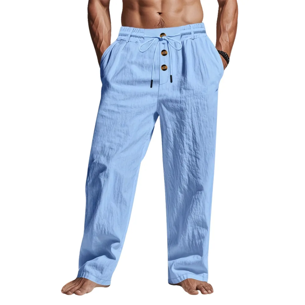 Christopher | Comfortable Linen Drawstring Pants for Style & Versatility