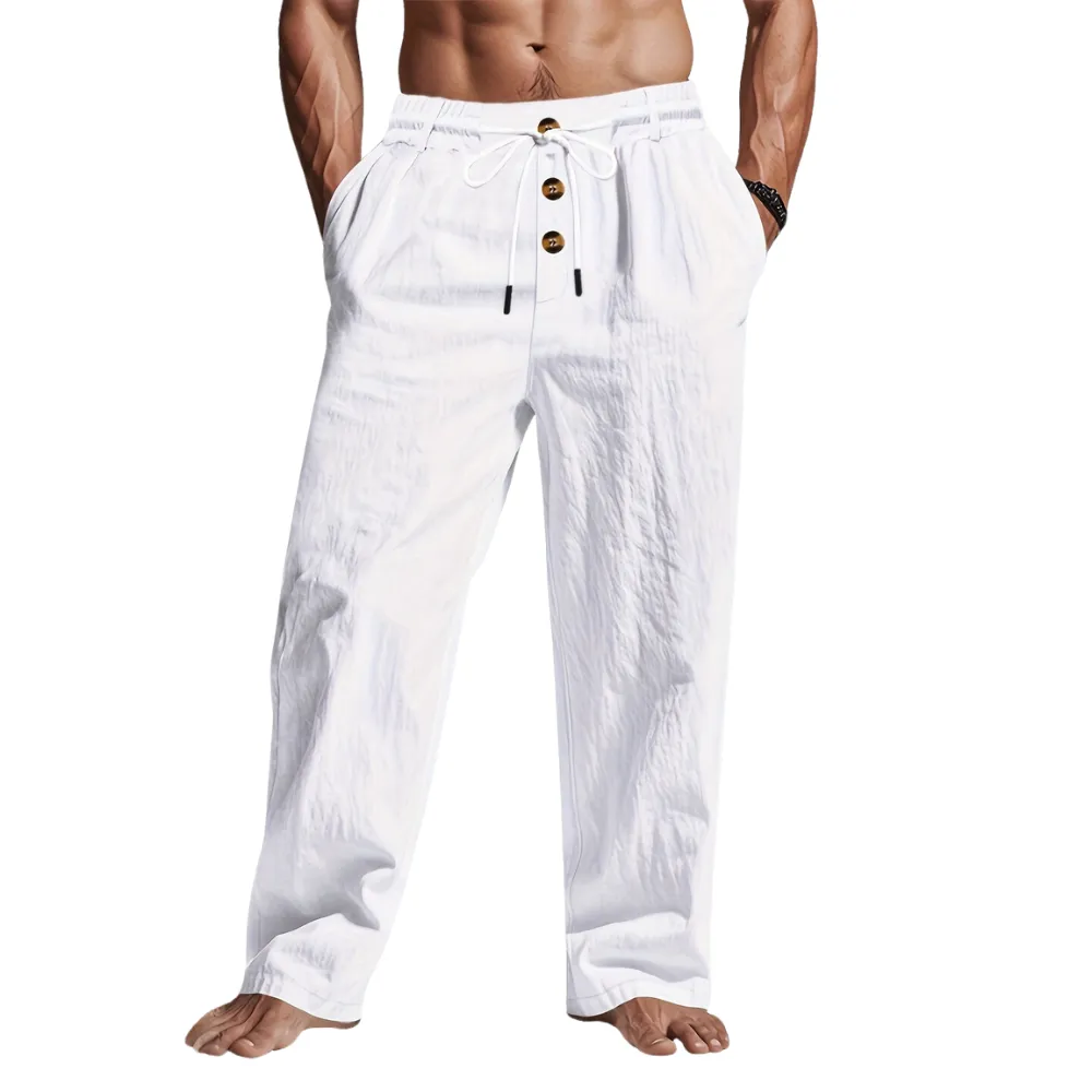 Christopher | Comfortable Linen Drawstring Pants for Style & Versatility