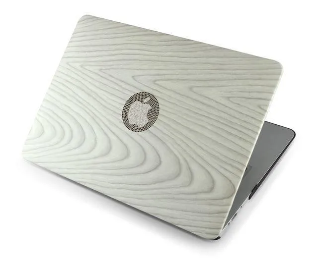 Classical Wood Grain PU Leather Top For MacBook - Touch Bar   Keyboard Cover