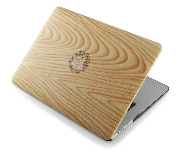 Classical Wood Grain PU Leather Top For MacBook - Touch Bar   Keyboard Cover