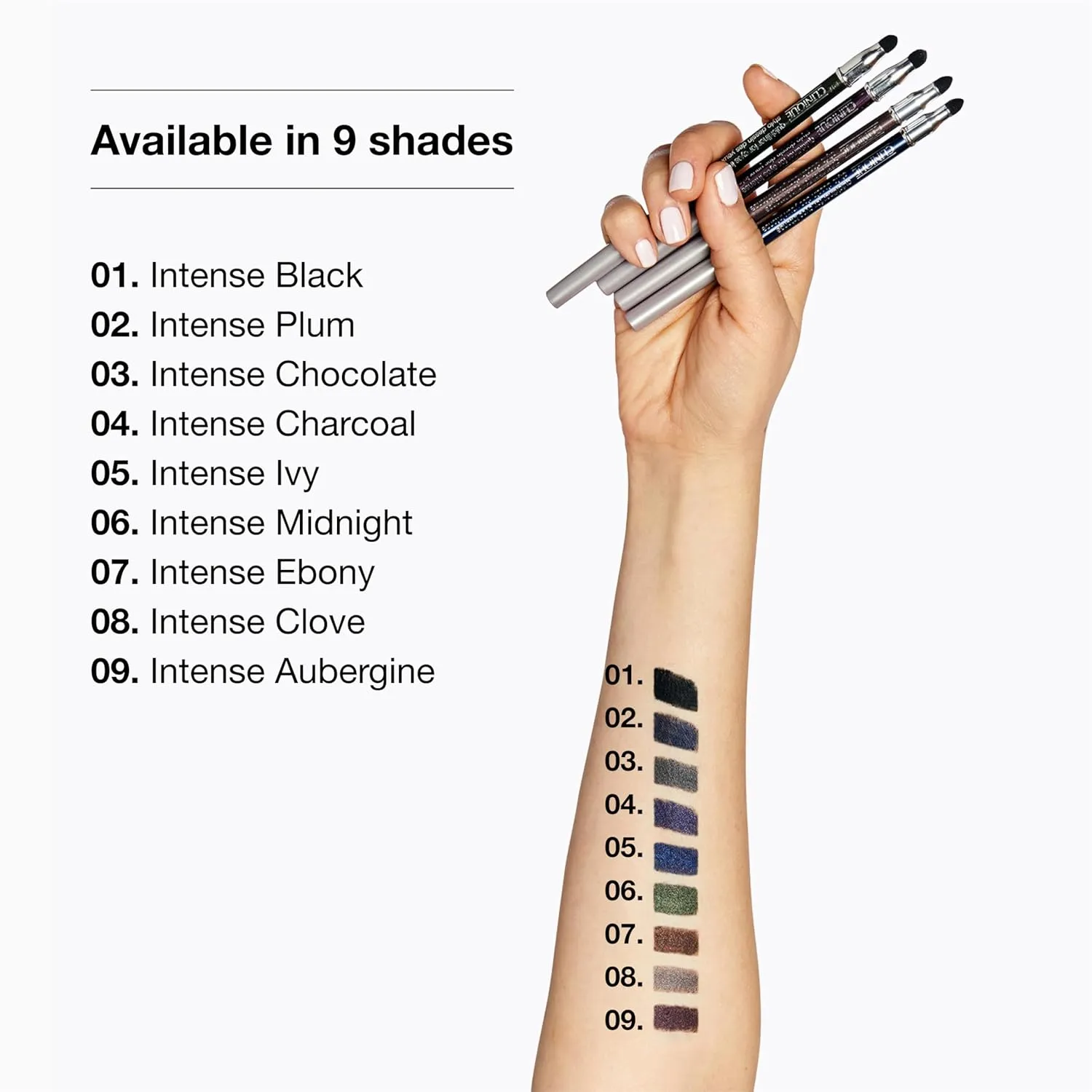 Clinique Quickliner For Eyes Intense | Water Resistant, Smudge Resistant   Safe For Sensitive Eyes