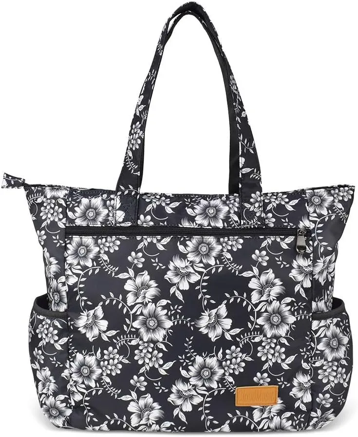 CLOUDMUSIC Shoulder Tote Bag For Nurses Teachers Work Gym Travel Beach Women With Large Capacity Waterproof
