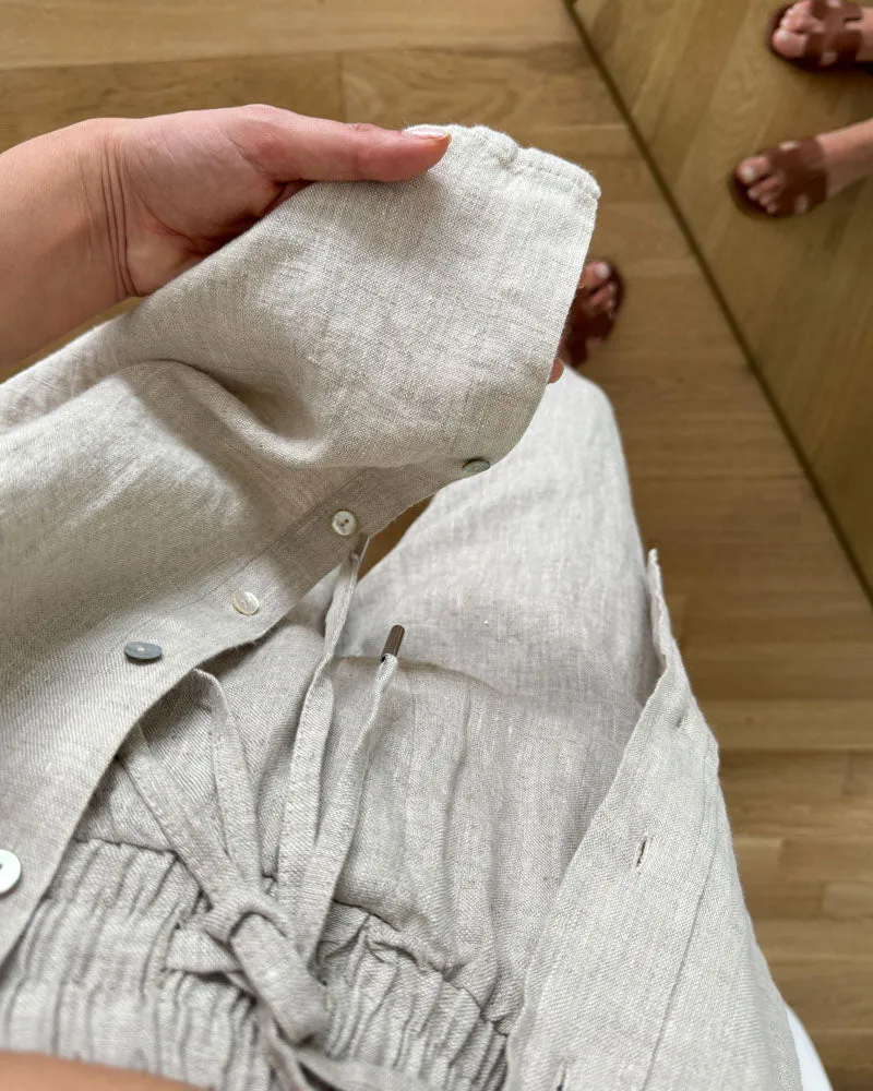 Coastal Chic Linen Ensemble | Relaxed Elegance | Premium Comfort