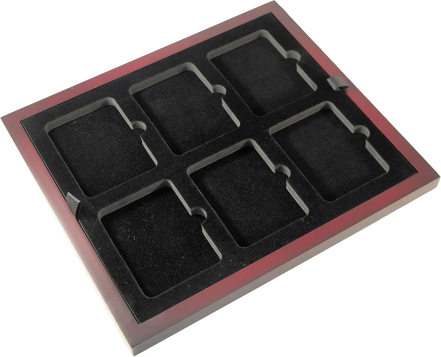 Coin Tray for Six Certified or Certified Style Coin Holders PCGS, NGC, ANACS, Lighthouse, Urase Minoris Four Pack