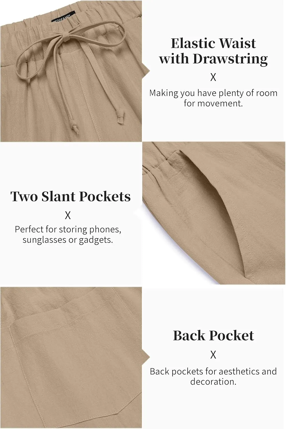 COOFANDY Men's 2 Pieces Cotton Linen Set Long Sleeve Henley Shirts Casual Beach Pants With Pockets Summer Yoga Outfits