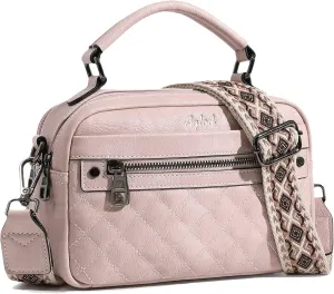 Convertible-Strap-Faux Leather Crossbody Purses