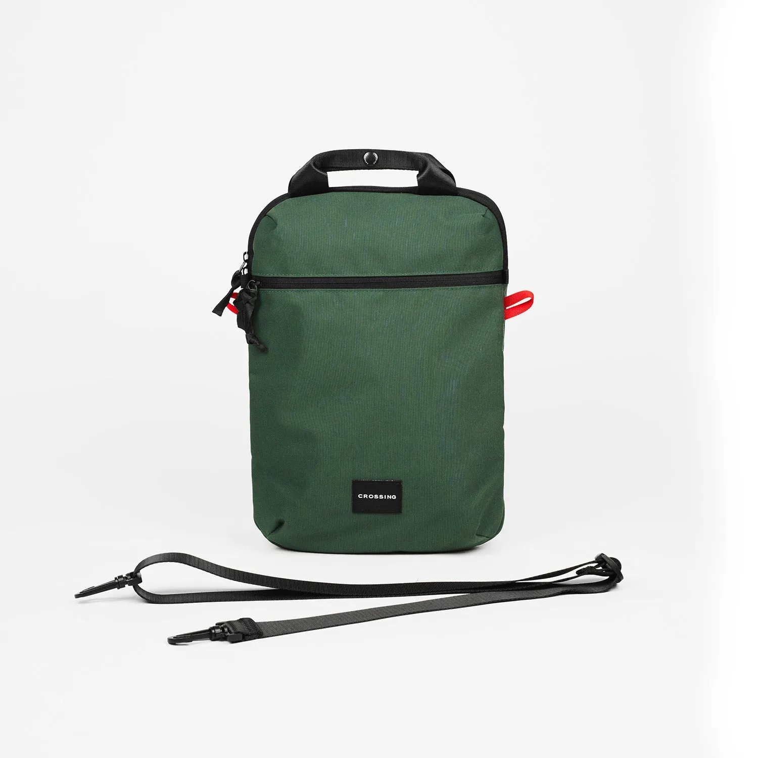 Crossing Jet Set Laptop Sleeve 13” Bag with RFID - Green
