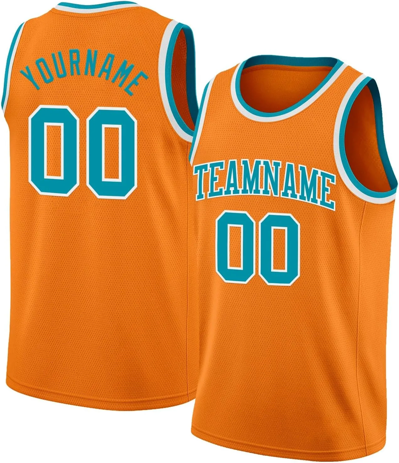 Custom Basketball Jersey, Custom Navy White-Teal Fade Fashion Basketballs Jerseys, Printed Name Number Athletic