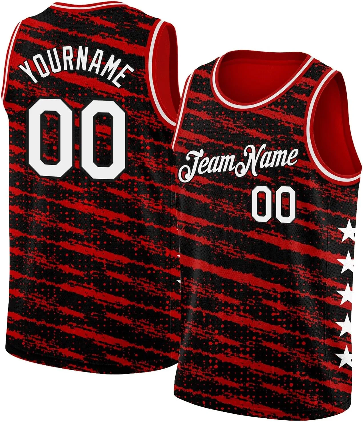 Custom Jersey Basketball, Custom Blue White-Orange Round Neck Rib-Knit Basketballs Jerseys, Printed Name