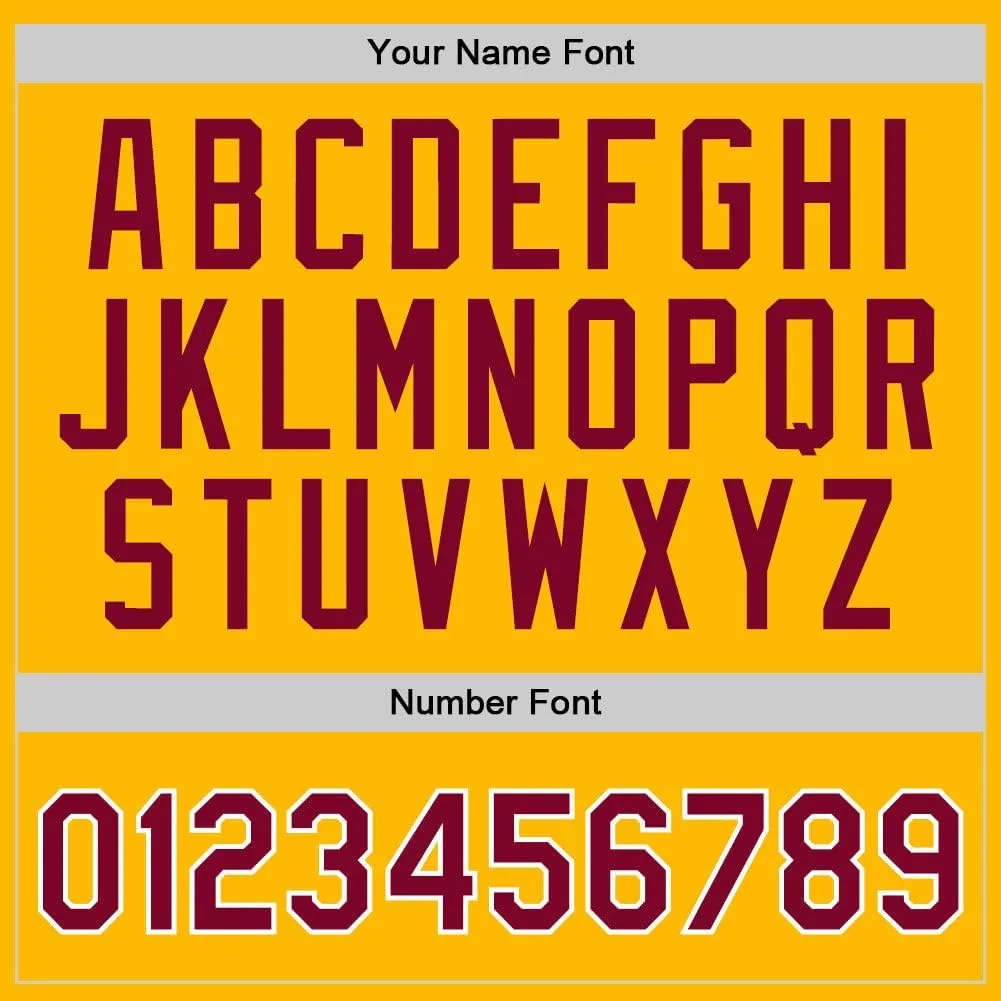 Custom Jersey Basketball, Custom Gold Maroon-White Throwback Basketballs Jerseys, Printed Name Number