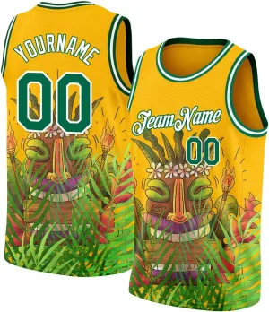 Custom Jersey Basketball, Custom Gold Maroon-White Throwback Basketballs Jerseys, Printed Name Number