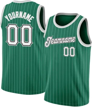 Custom Jersey Basketball, Custom Kelly Green Gold-Red Throwback Basketballs Jerseys, Printed Name Numbe