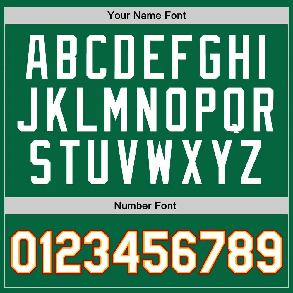 Custom Jersey Basketball, Custom Kelly Green Gold-Red Throwback Basketballs Jerseys, Printed Name Numbe