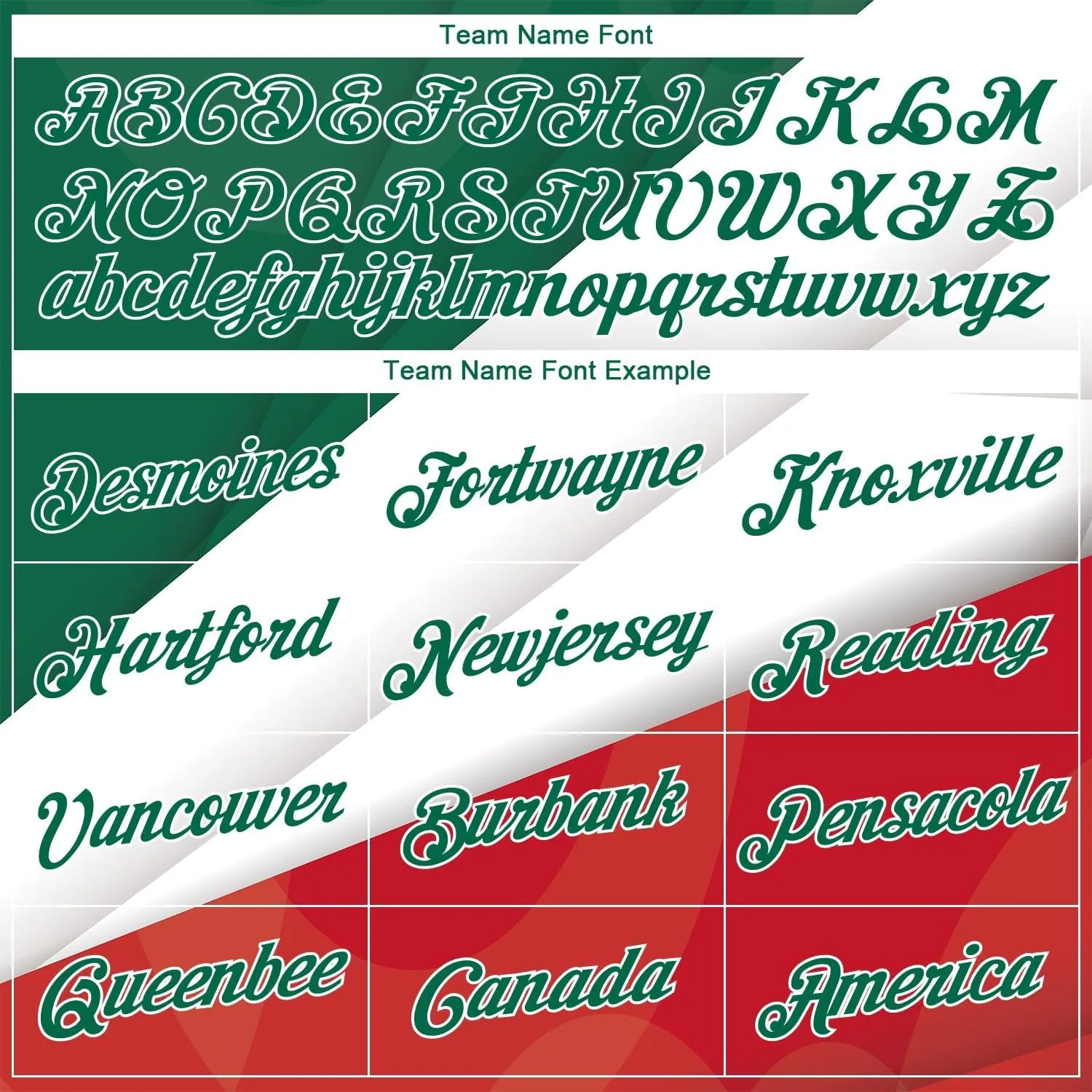 Custom Jersey Basketball, Custom Kelly Green White-Red 3D Mexico Basketballs Jerseys, Printed Name Numbe