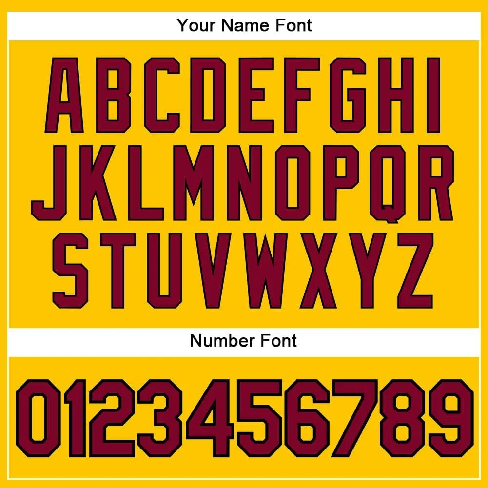 Custom Jersey Basketball, Custom Red Gold Pinstripe Gold-Black Basketballs Jerseys, Printed Name Number