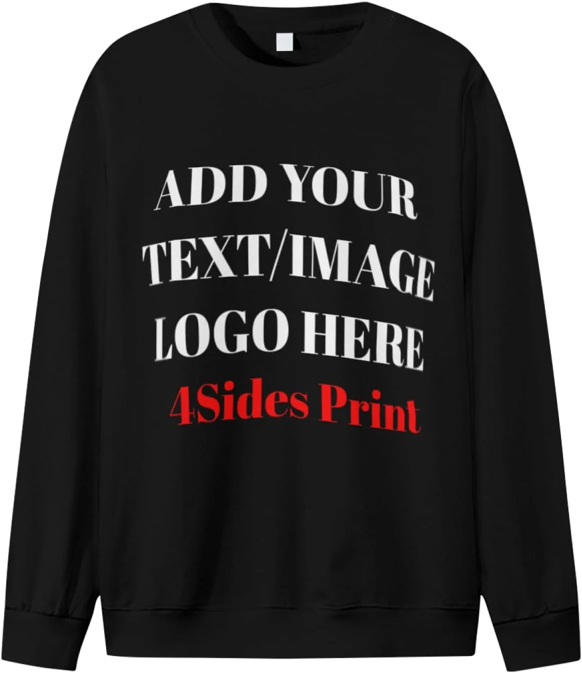 Custom Sweatshirt with Your Image for Men Women Personalized Printed Photo Sweatshirt