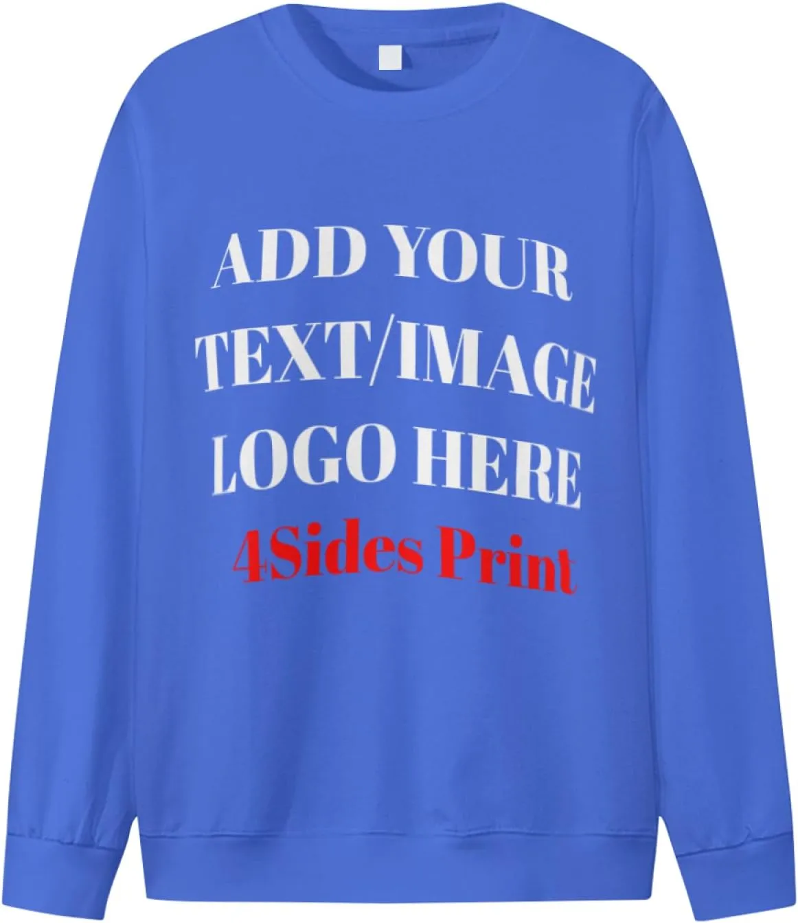 Custom Sweatshirt with Your Image for Men Women Personalized Printed Photo Sweatshirt