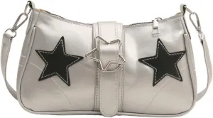 Cute Y2K Handbag Purse, Aesthetic Star Shoulder Bag for Women Trendy