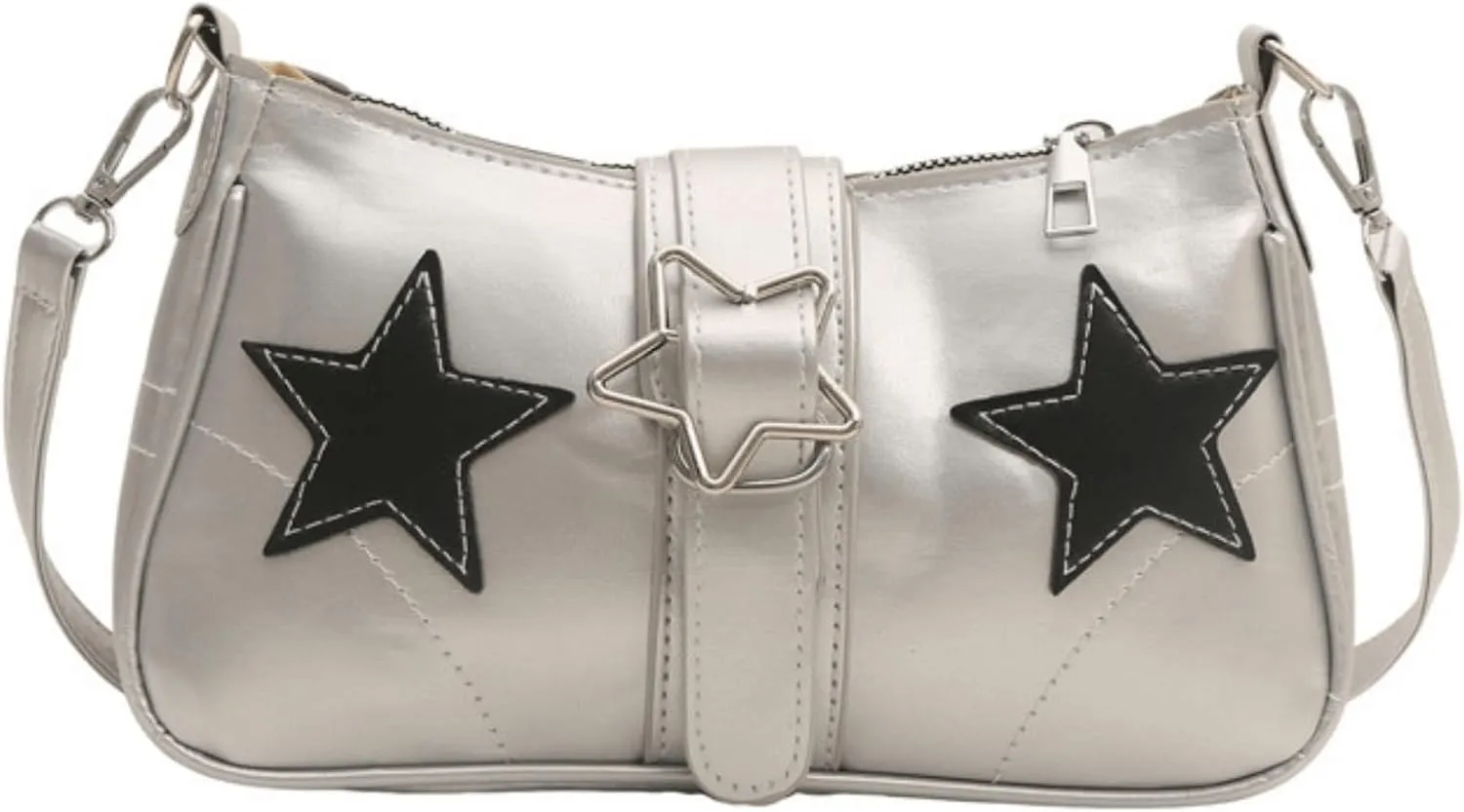 Cute Y2K Handbag Purse, Aesthetic Star Shoulder Bag for Women Trendy