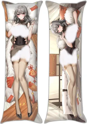 Dakimakura Anime Azur Lane Hugging Body Pillow Case, 19""x59"" Throw Pillow Cover, Double-Sided Print Bedding Decorative Pillowcase (Charybdis), FA11K
