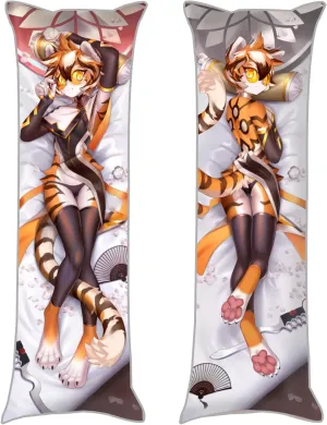 Dakimakura Anime Orc Japanese Hugging Body Pillow Case, Double-Sided Print Bedding Decorative Pillowcase,Throw Pillow Cover Peach Skin (19"x59"/50x150cm) (Orc D)