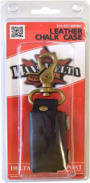 Delta Genuine Leather Billiard Chalk Holder - Hold 2 Chalks