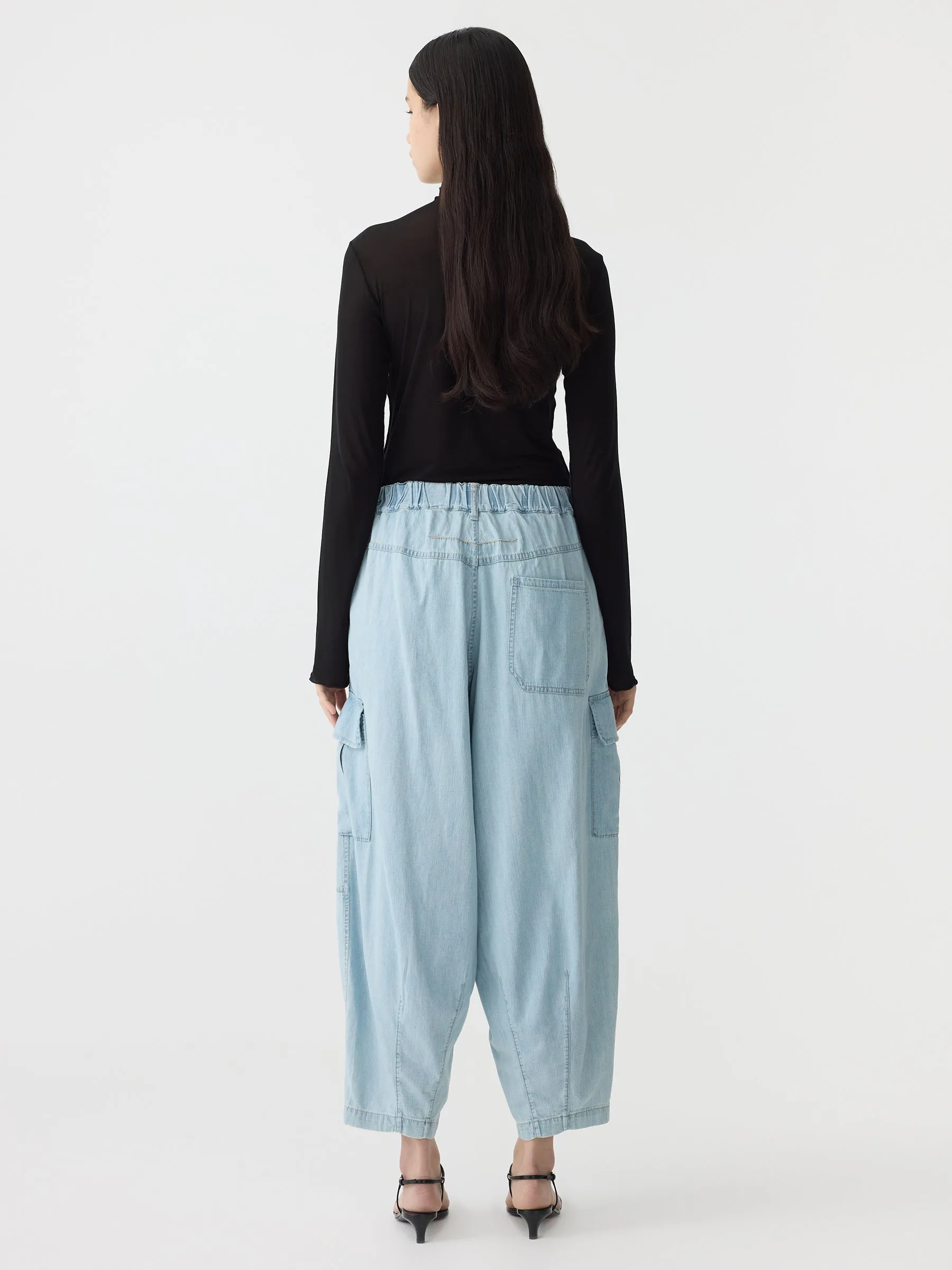 Denim Utility Cargo Pant