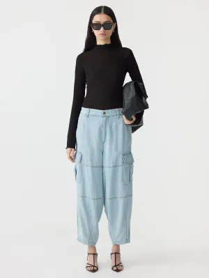 Denim Utility Cargo Pant
