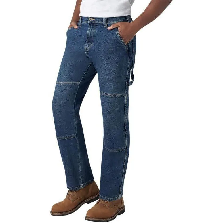Dickies Men's Flex Relaxed Fit Double Knee Jeans