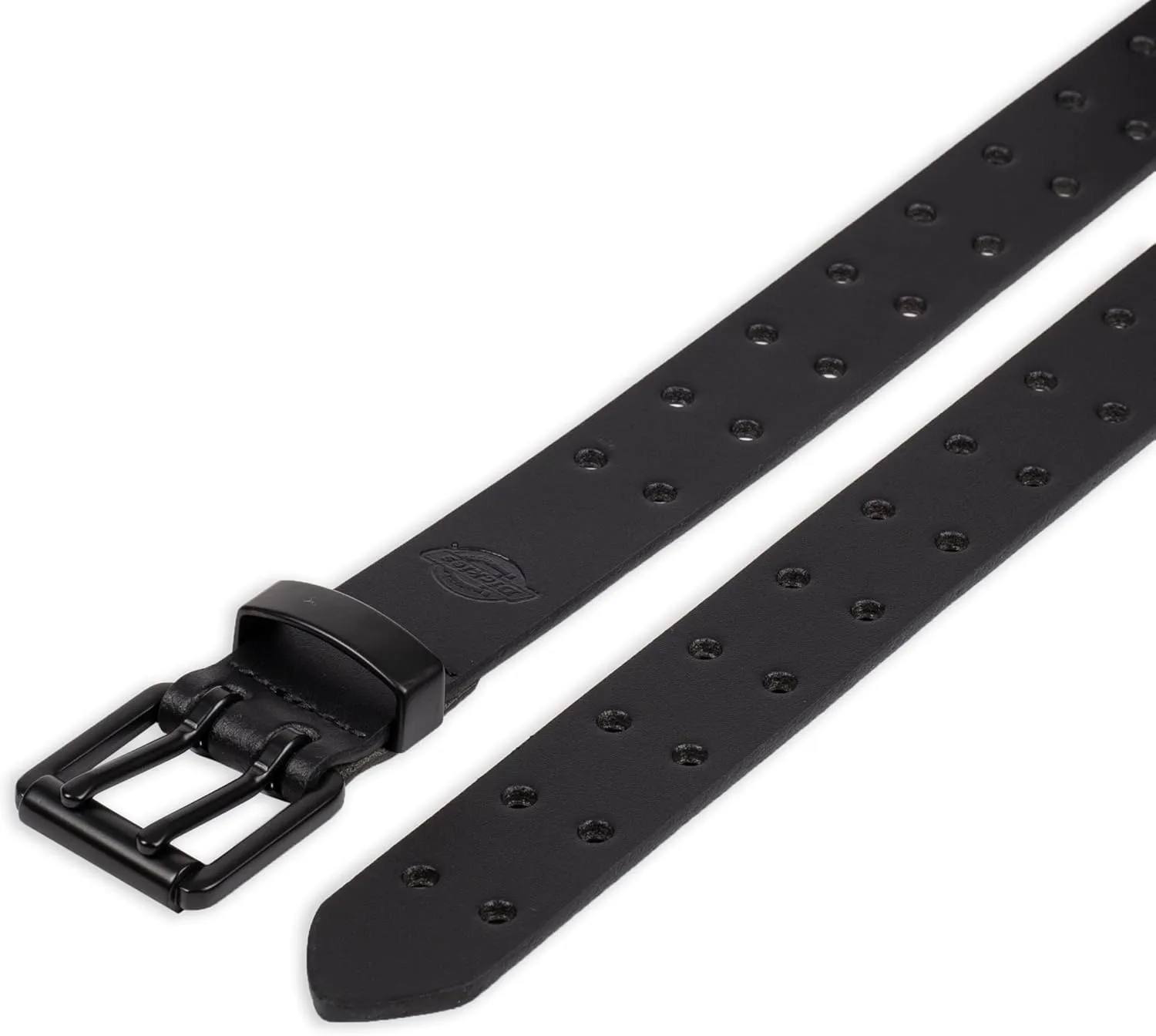 Dickies Men's Leather Double Prong Belt