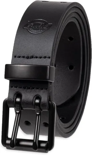 Dickies Men's Leather Double Prong Belt