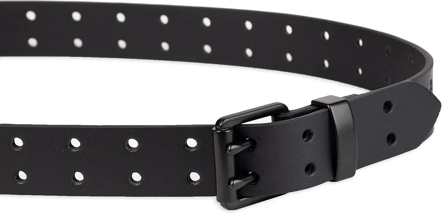 Dickies Men's Leather Double Prong Belt