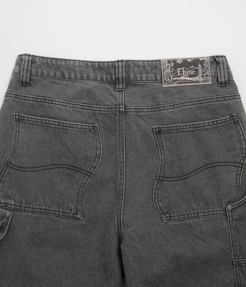Dime Carpenter Denim Shorts - Faded Black