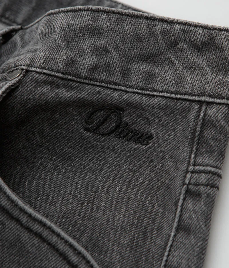 Dime Carpenter Denim Shorts - Faded Black