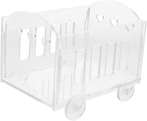 DIY Acrylic Display Case for Miniature Models Transparent Storage Box for Dolls Action Figures and Collectibles Elegant Crafts Organizer for Home Decor
