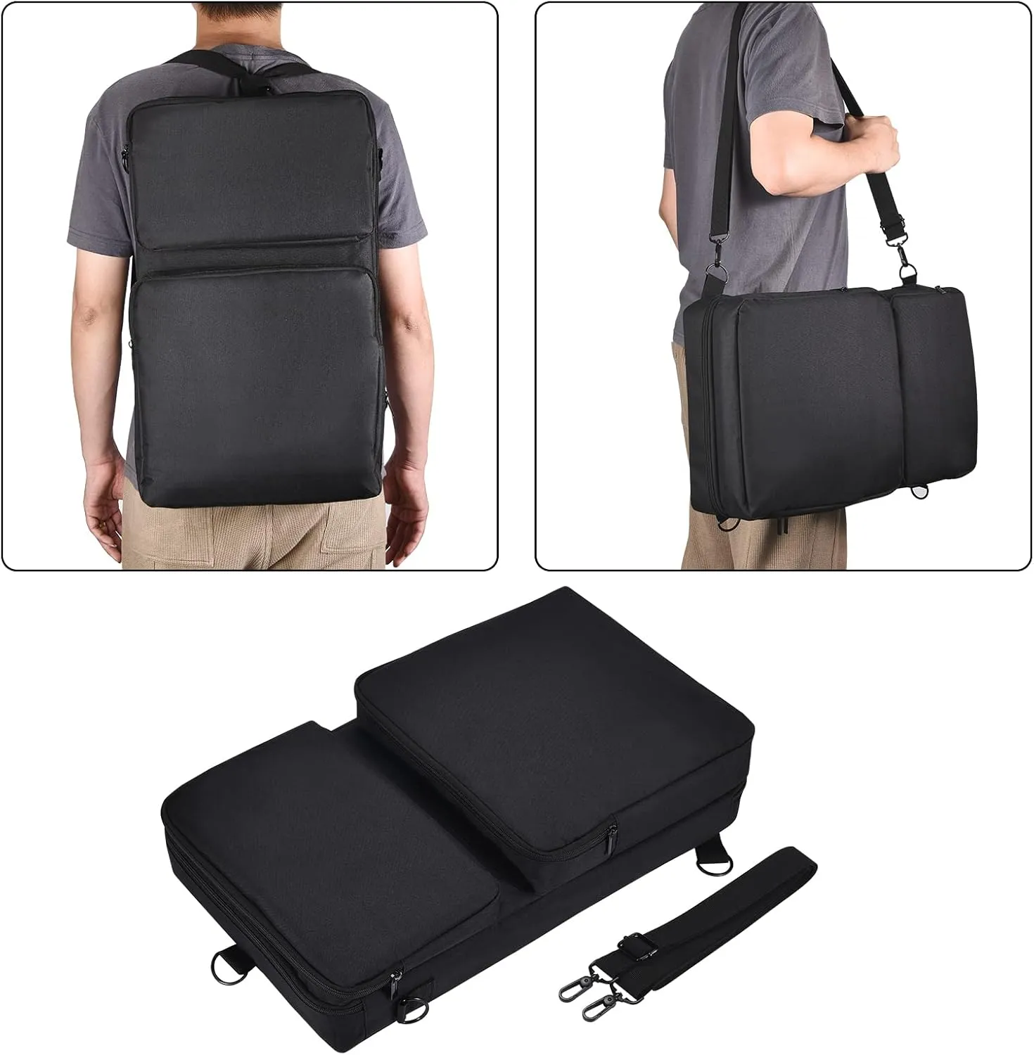 DJ Controller Storage Bag for Pioneer DDJSB3 DDJ-400 DDJ-FLX4 / Roland DDJ-200 / DJ-202/ Hercules Inpulse 300 DJ Controller Carrying Bag with shoulder strap